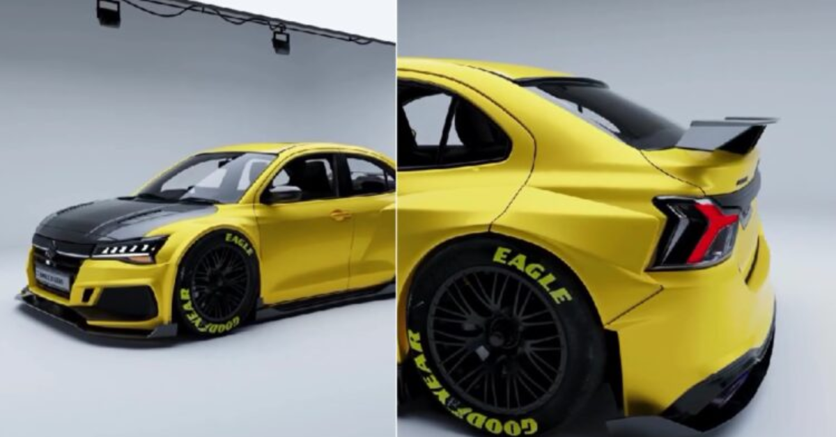 Widebody Maruti Dzire Concept Revealed