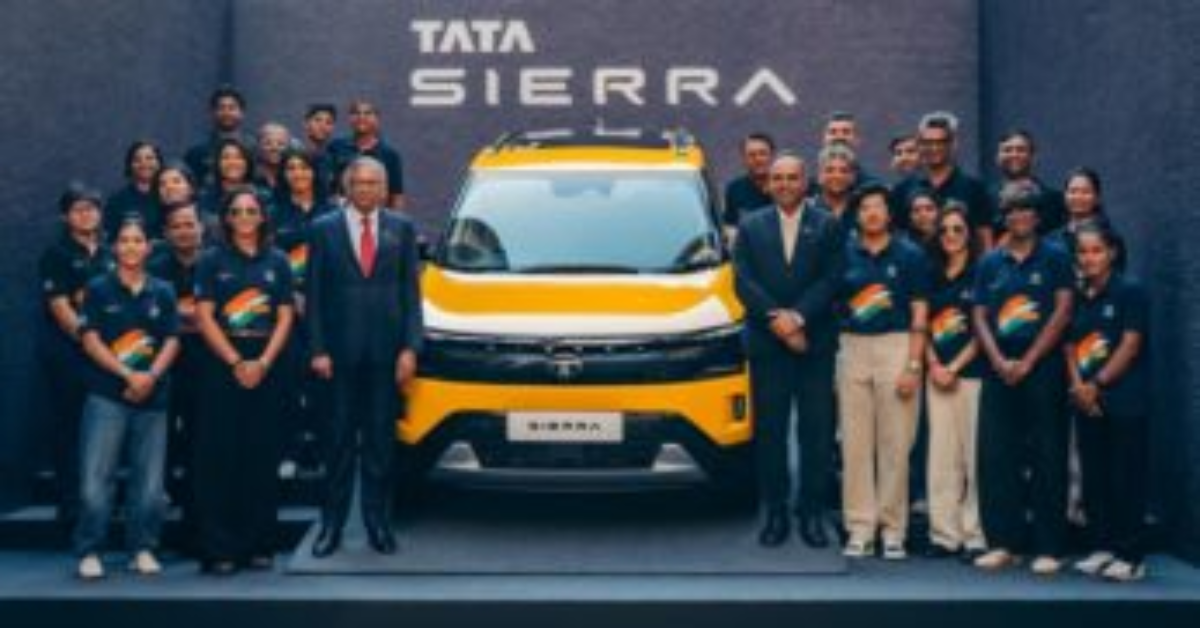 Tata Motors Gifts New Tata Sierra to Indian Women’s World Cup Winners