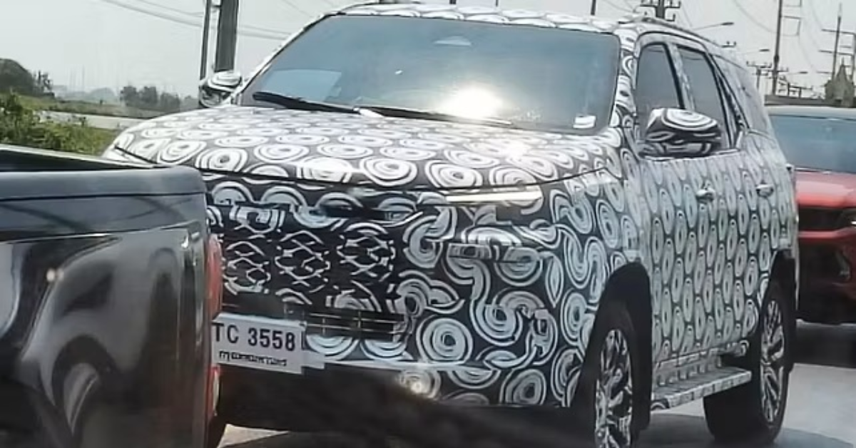 Next-Gen Toyota Fortuner 2026 Spied With ADAS