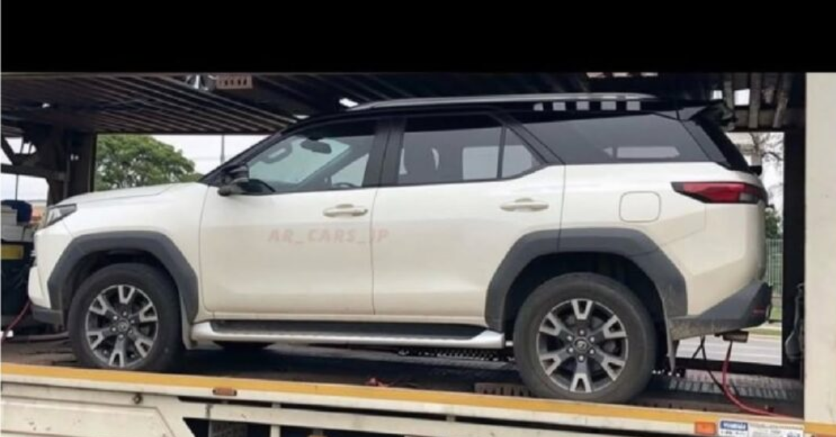 Next-Gen Toyota Fortuner Spy Image Leak
