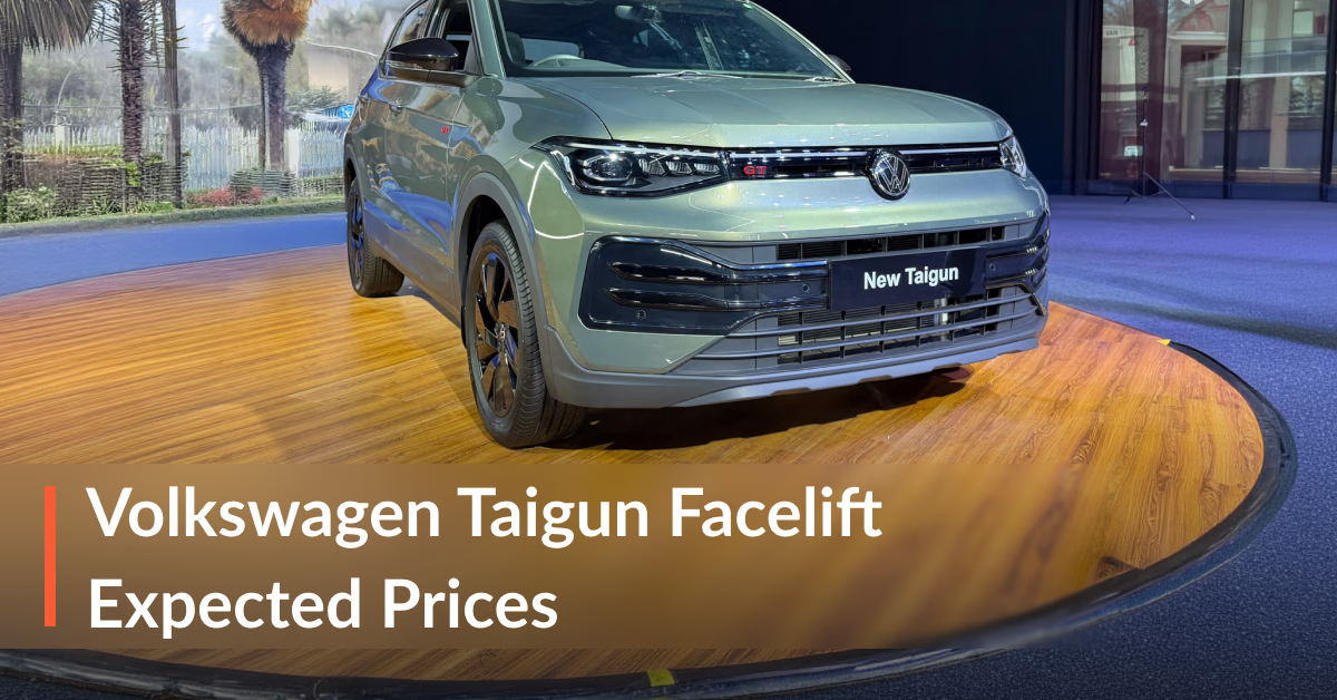 2026 Volkswagen Taigun Facelift Expected Price