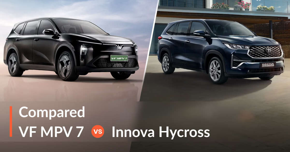 2026 VinFast VF MPV 7 vs Toyota Innova Hycross Comparison