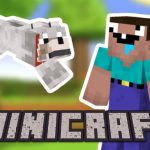 Minicraft: Steve And Wolf Adventure